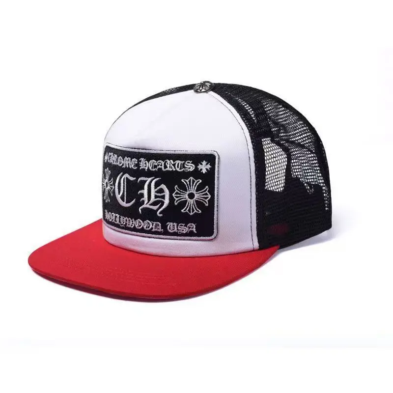 Chrome Heartt Cross CH Baseball Cap Curved Brim Trucker Hat Men