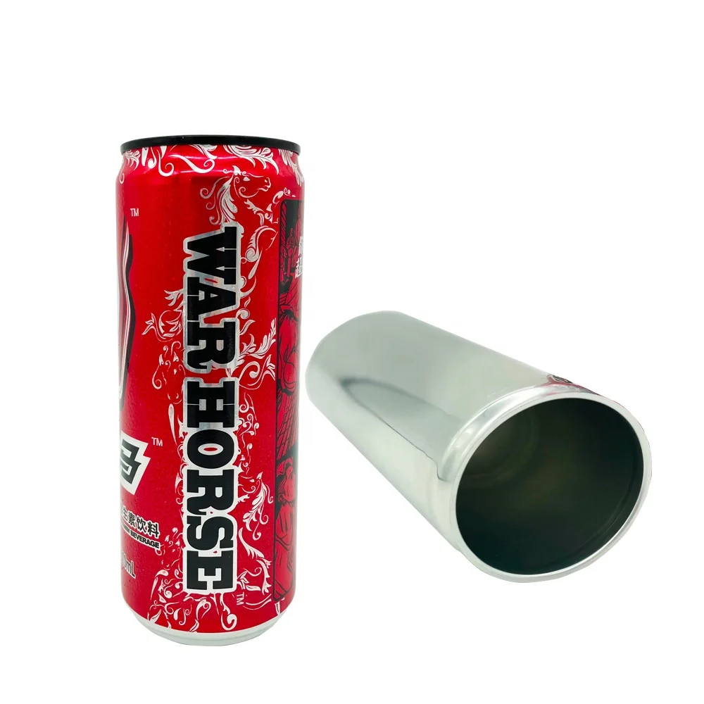 printed black aluminum tin cans 355ml for beer