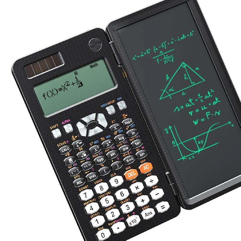 NEWYES Folding Digital Notepad Scientific Calculator Graphic LCD Writing Board