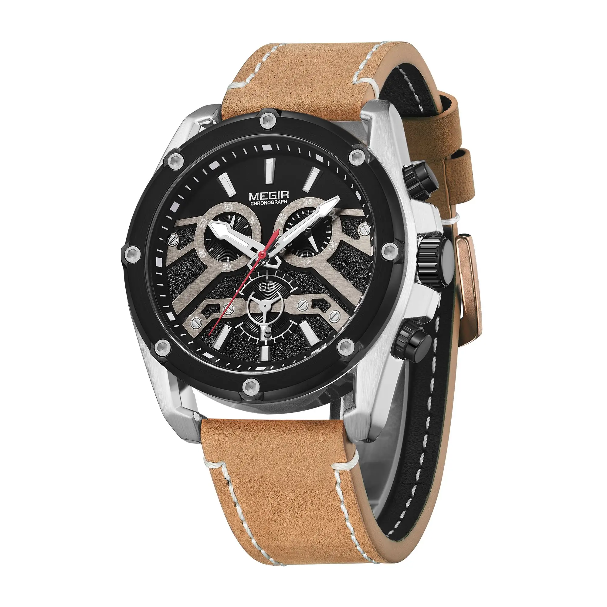 MEGIR 2120 Luxury Quartz Men's Watches - Custom Logo