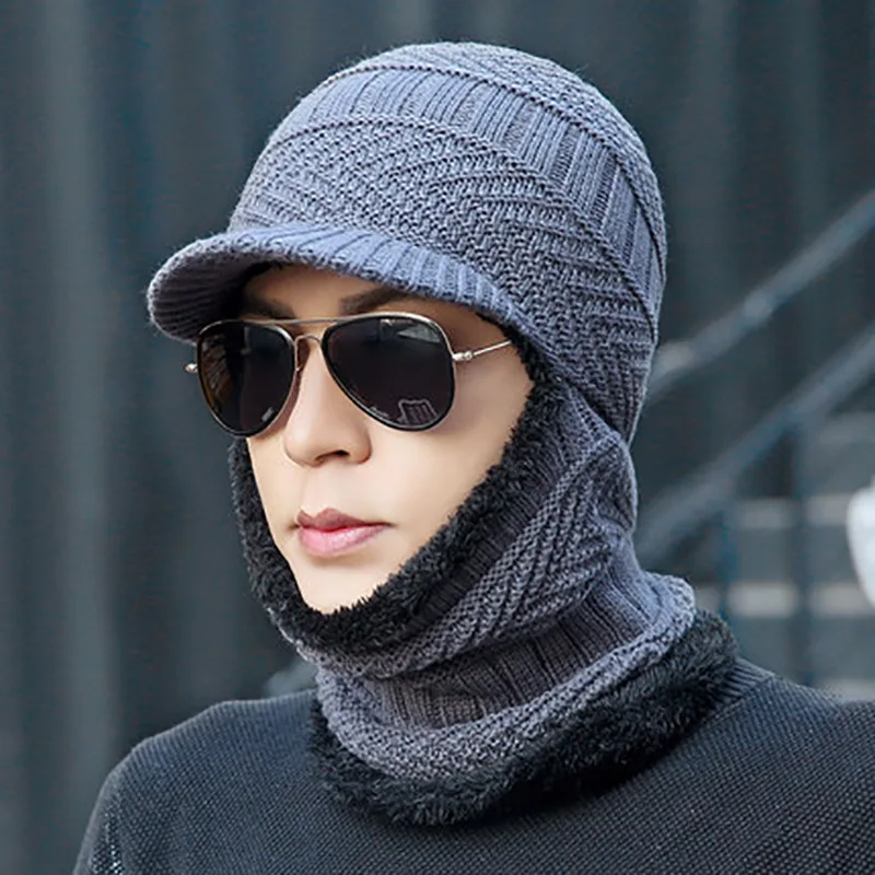 YIWU Windproof Thermal Face Mask Fleece Hat Headscarf Hood Bike Balaclava Winter Ski Neck Warm Cycling Hat