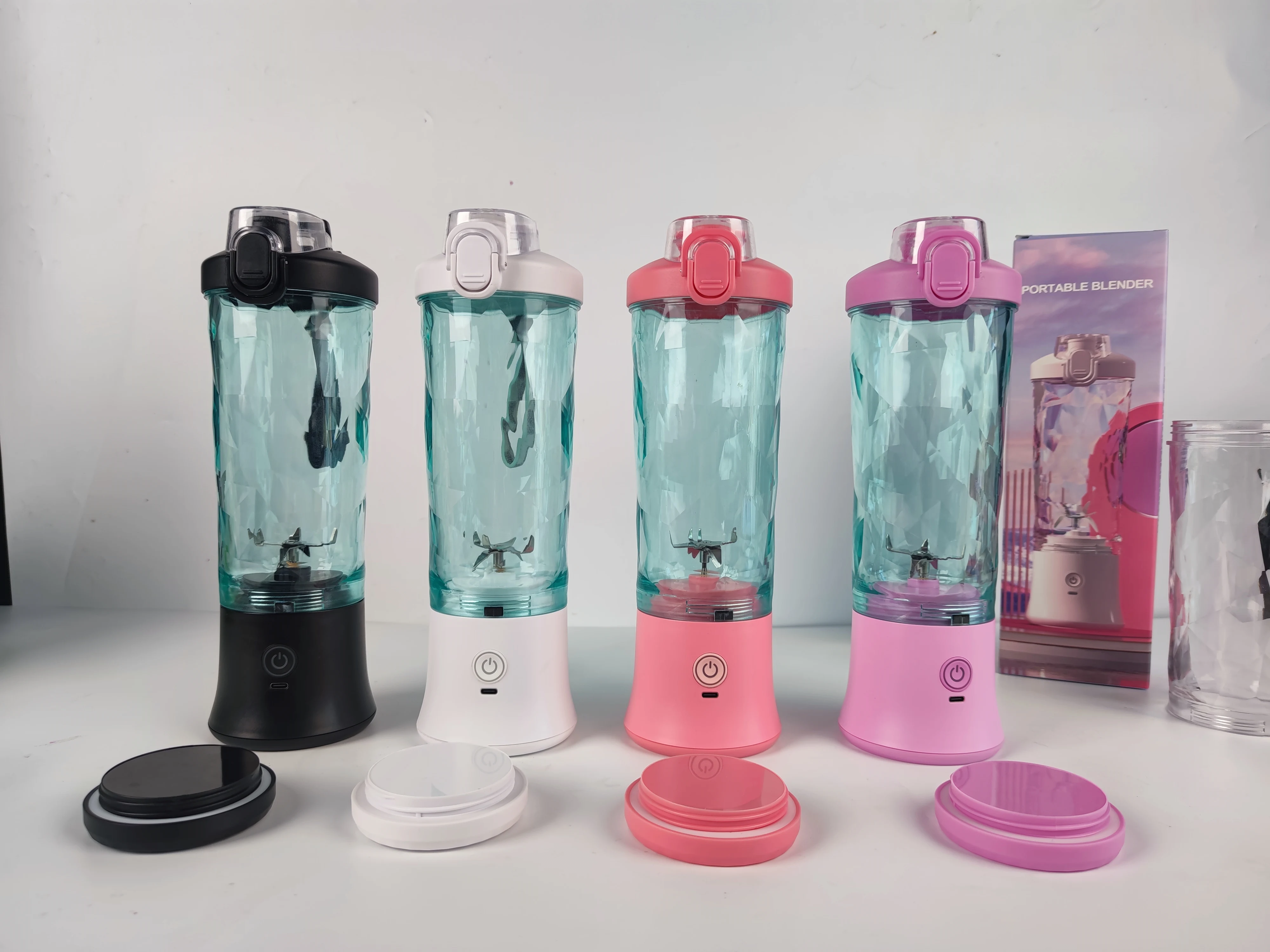 600ml Blue Portable Blender