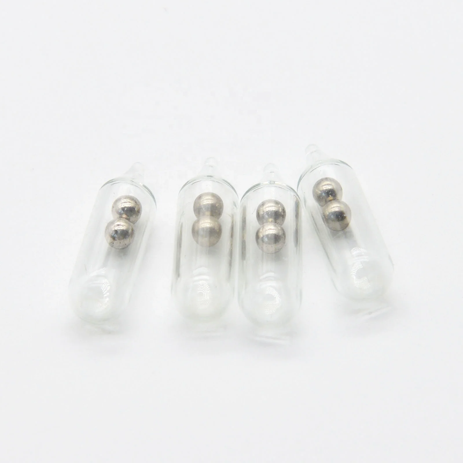 Wholesale High Quality Point Glass Rattles Jig Fly Soft Fishing Lure Bead Insert Glass Rattles Shake Attract Fly Tie Tying