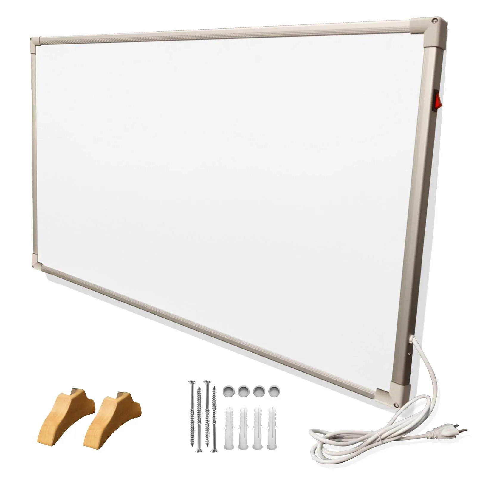 Настенная панель обогревателя-с термостатом-конвекционный нагреватель мощностью 550 Вт-идеально подходит для электрического нагревателя Room-110V-120V 66 футов