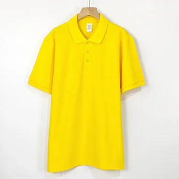 Custom Yellow Color Polo Shirts for Men