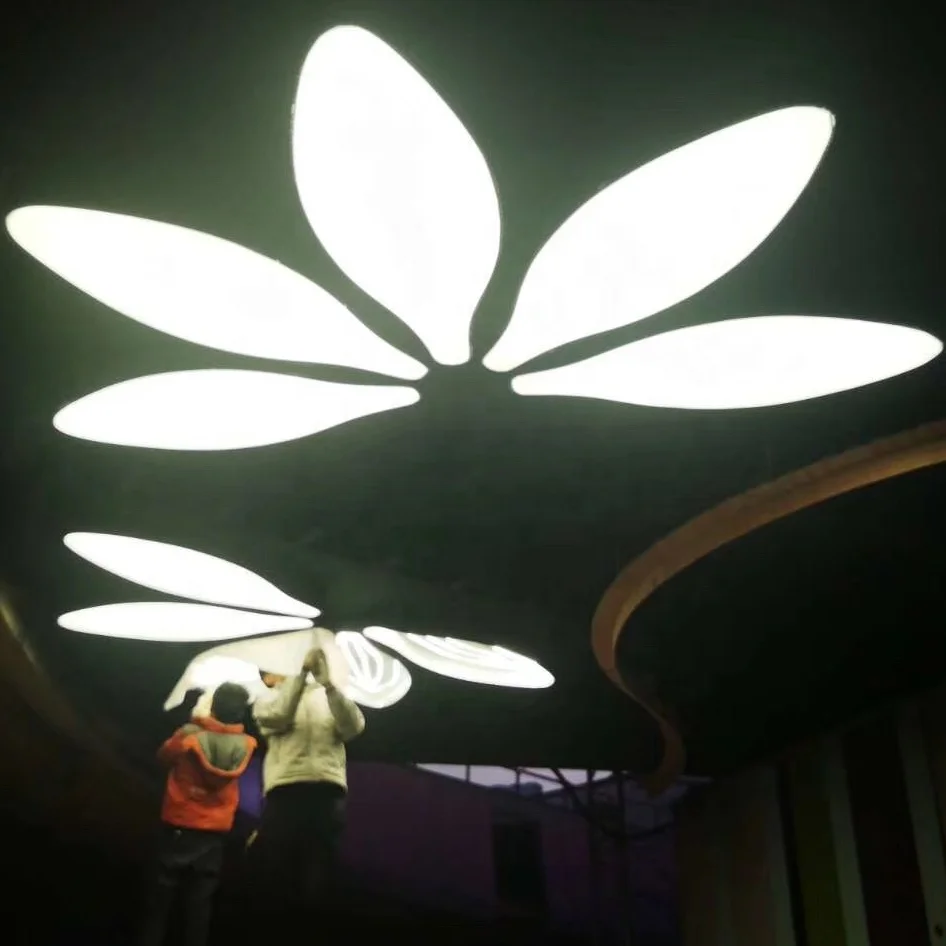 ZHIHAI round square flower clouds print ceilings and design for beauty salon