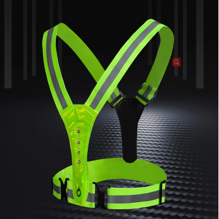 Muye Kids Adults Worker High Visibility Led Vest Reflective Safety