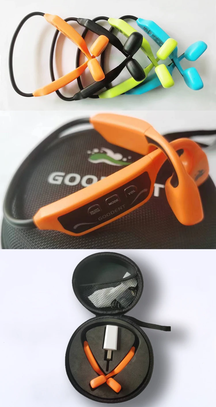 H913 J Bone Conduction Wireless Headset Swimming Waterproof Headphones for Kids and Adults