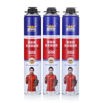 750ml liquid construction cheap price expansion foam for installation or construction work