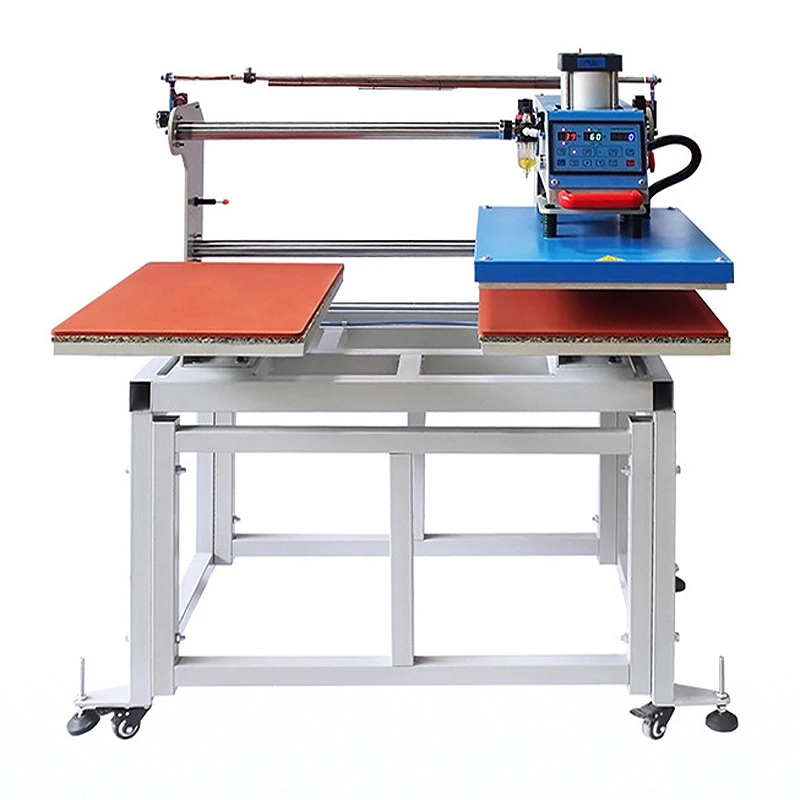 Factory Hot Sell Electric Air Pressure Pneumatic Automatic Dual-Position Heat Transfer Printing Press Machine