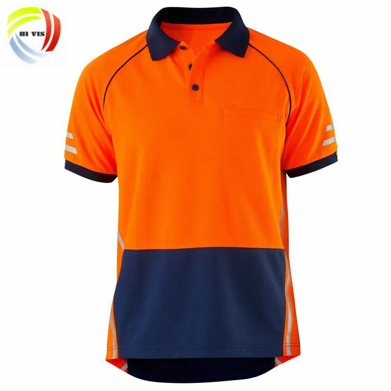 custom hi vis polo shirts