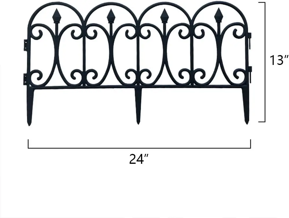 Plastic Outdoor Flower Bed Rustproof Landscape Wire Border Folding ...