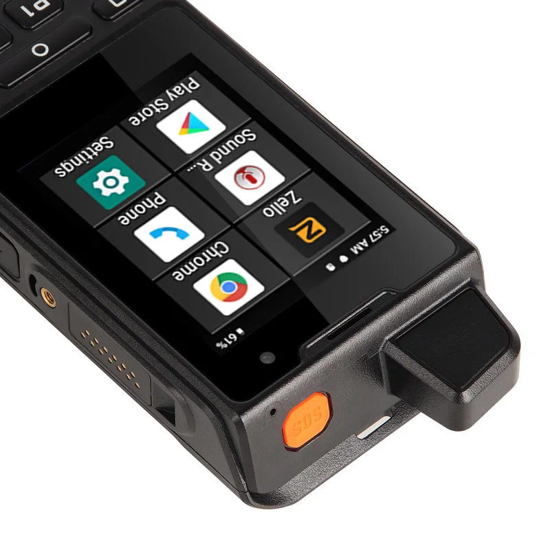 2.8 Inch Touch Screen F60 Rugged Handheld Mobile Phone 4G Zello for Radio PTT POC Walkie Talkie