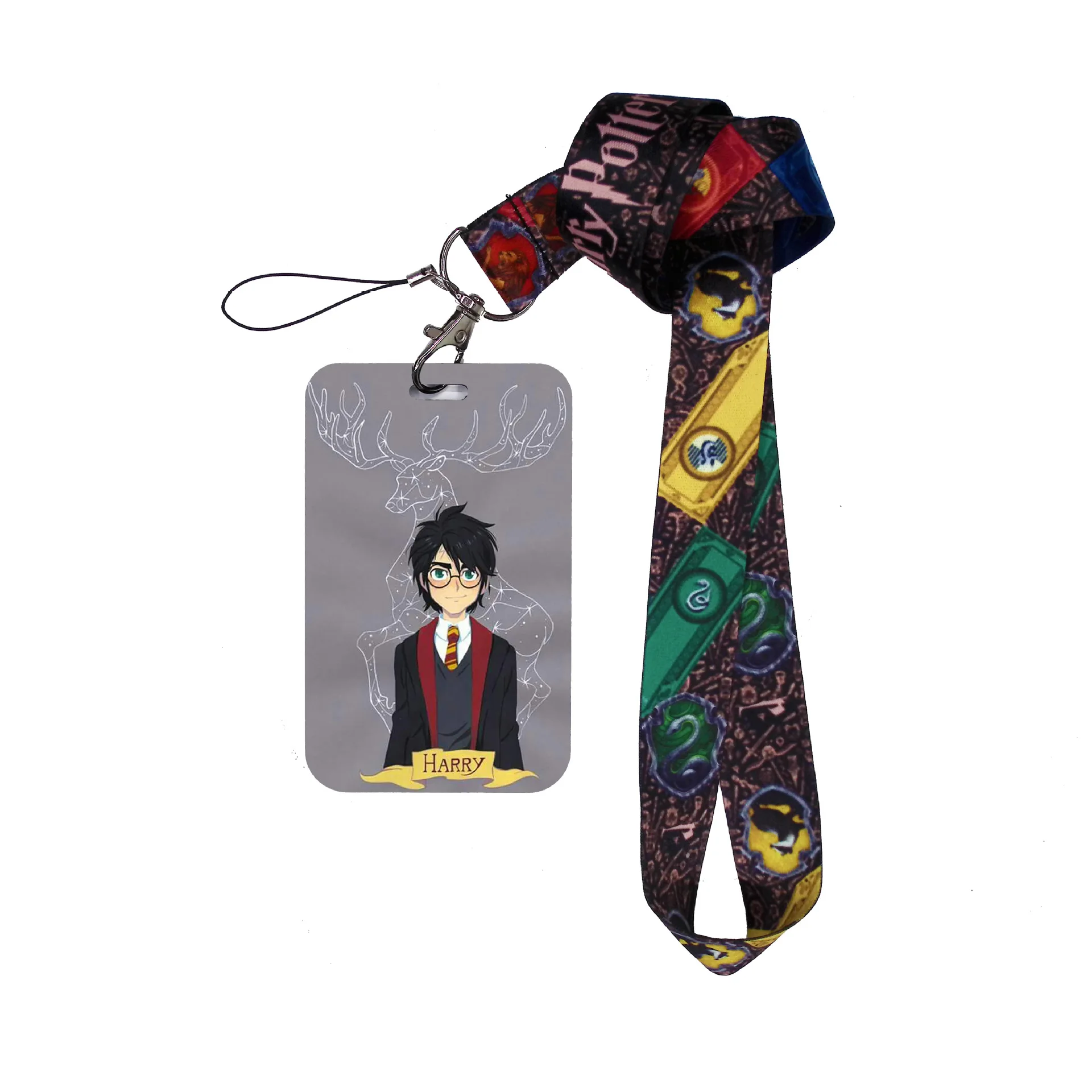 For Harry Potter PVC Student Card Holder for Meal Campus Bus Cards Creative Design