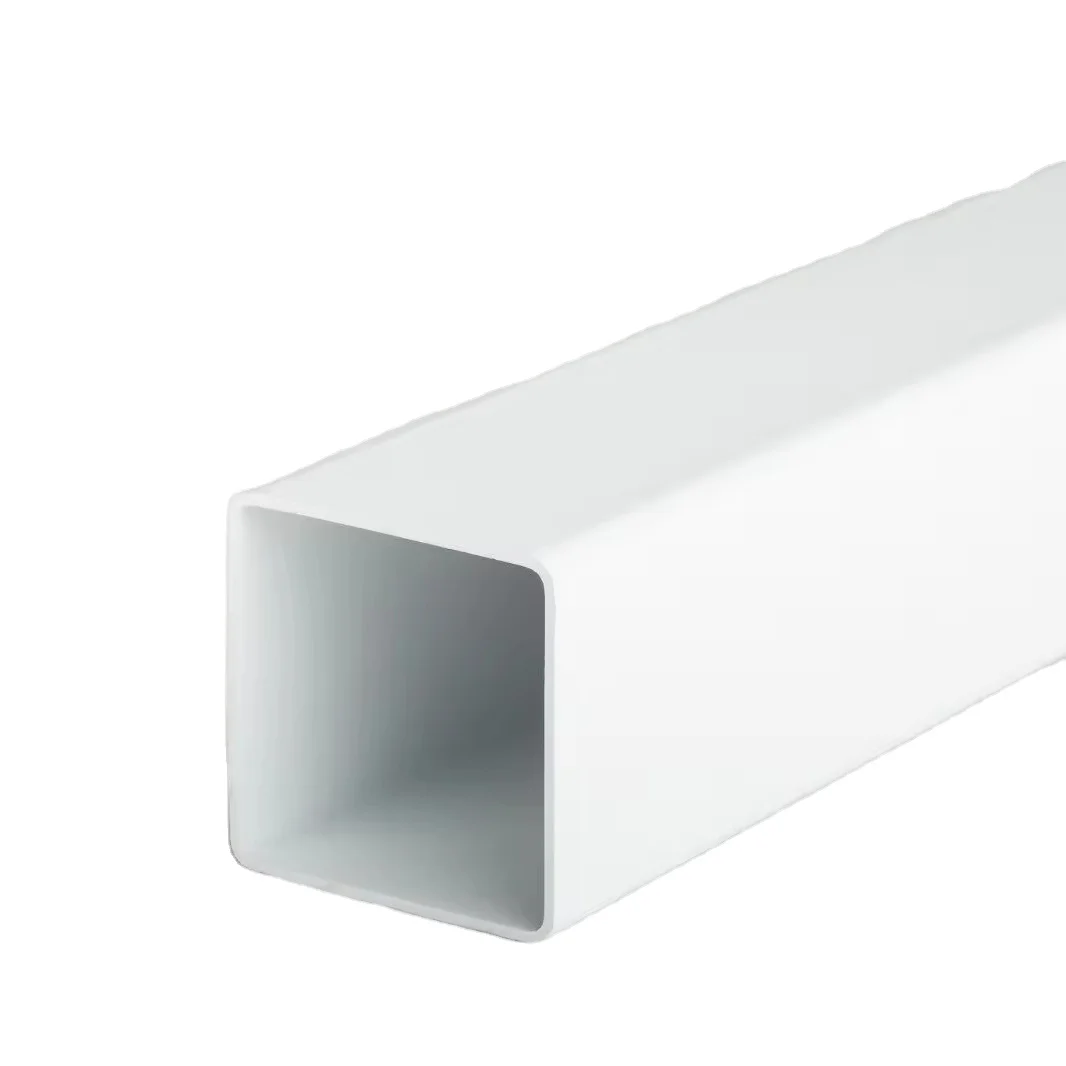 Shop Best Quality 1m Plastic Square Tubes PVC Box Section Pipe for