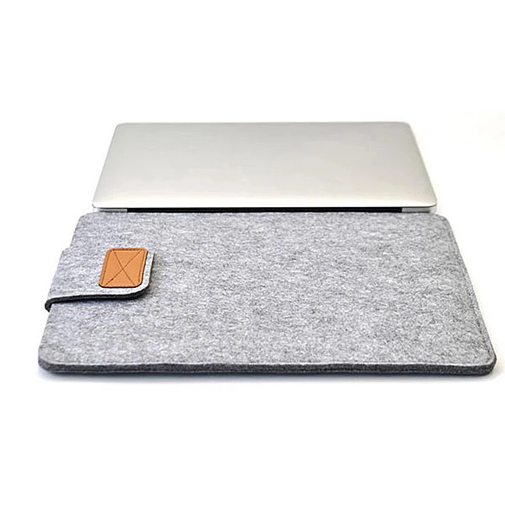 Eco Recycled Felt Computer Bag Laptop Pad Sleeve Solid Color Felt Cover Case
