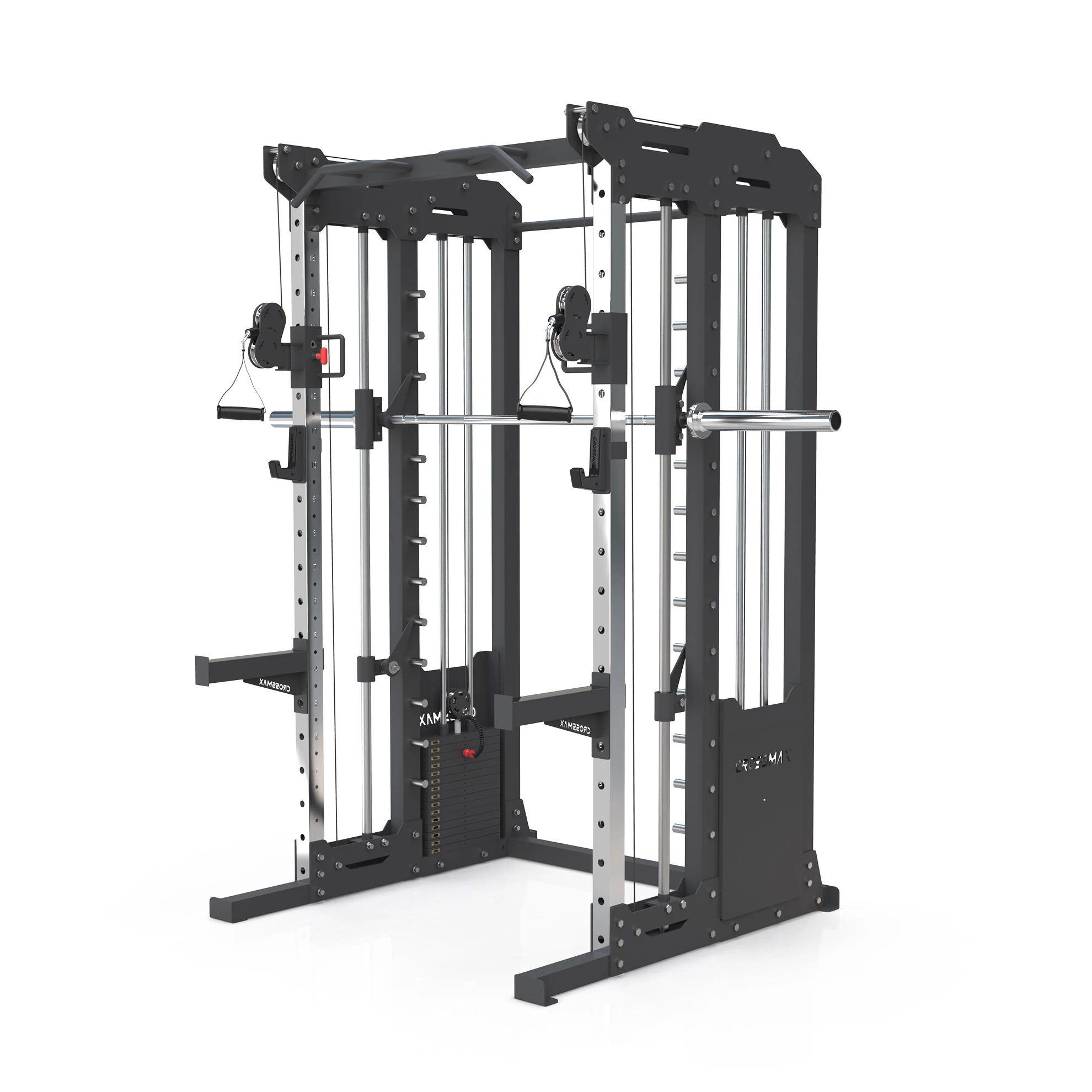 Crossmax Smith Power Rack Multi Function Smith Machine with Weight Stack