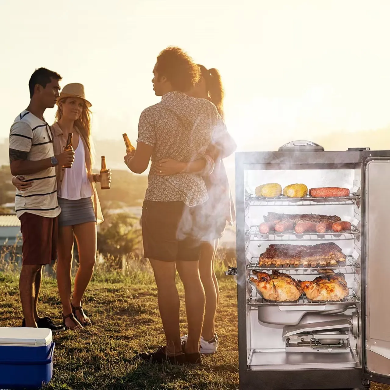 Electric Smoke Oven Stainless Steel