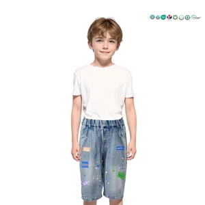 Wholesale Custom Denim Jeans for Boys Kid Designer Pants with Straight Style Casual Baby Pantalon Trouser Pour Enfants