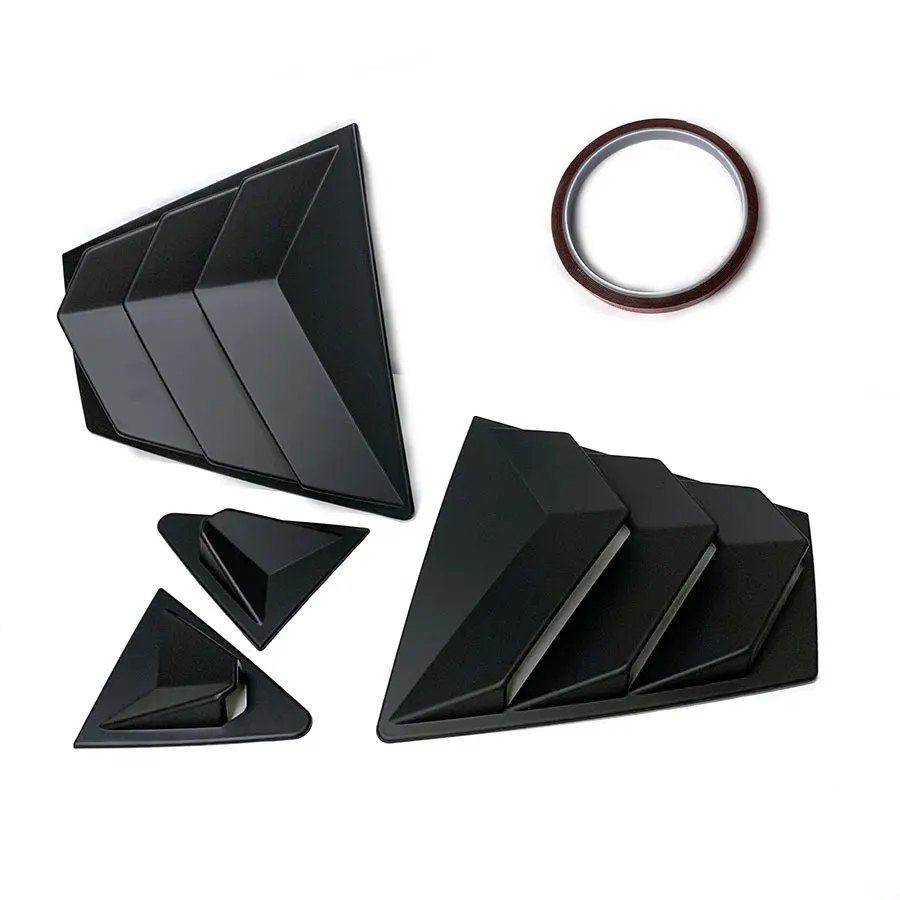 product tiypeor rear side window louvers air vent scoop shade shutter panel exterior decoration trim for toyota corolla 2020 2023-6