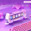 Interacción fuera de la plataforma con efecto de luz neón y pantalla de 5 paneles Cherry.