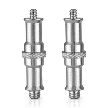 Adattatore da 1/4 maschio a 1/4 maschio a 1/4 maschio a 3/8 maschio filettato vite adattatore per fotocamera, treppiede, monopiede, testa a sfera/supporto luce (4 pezzi