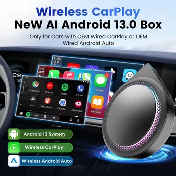 GT6 Pro Android Ai Box: Wireless Carplay & Android Auto with TF