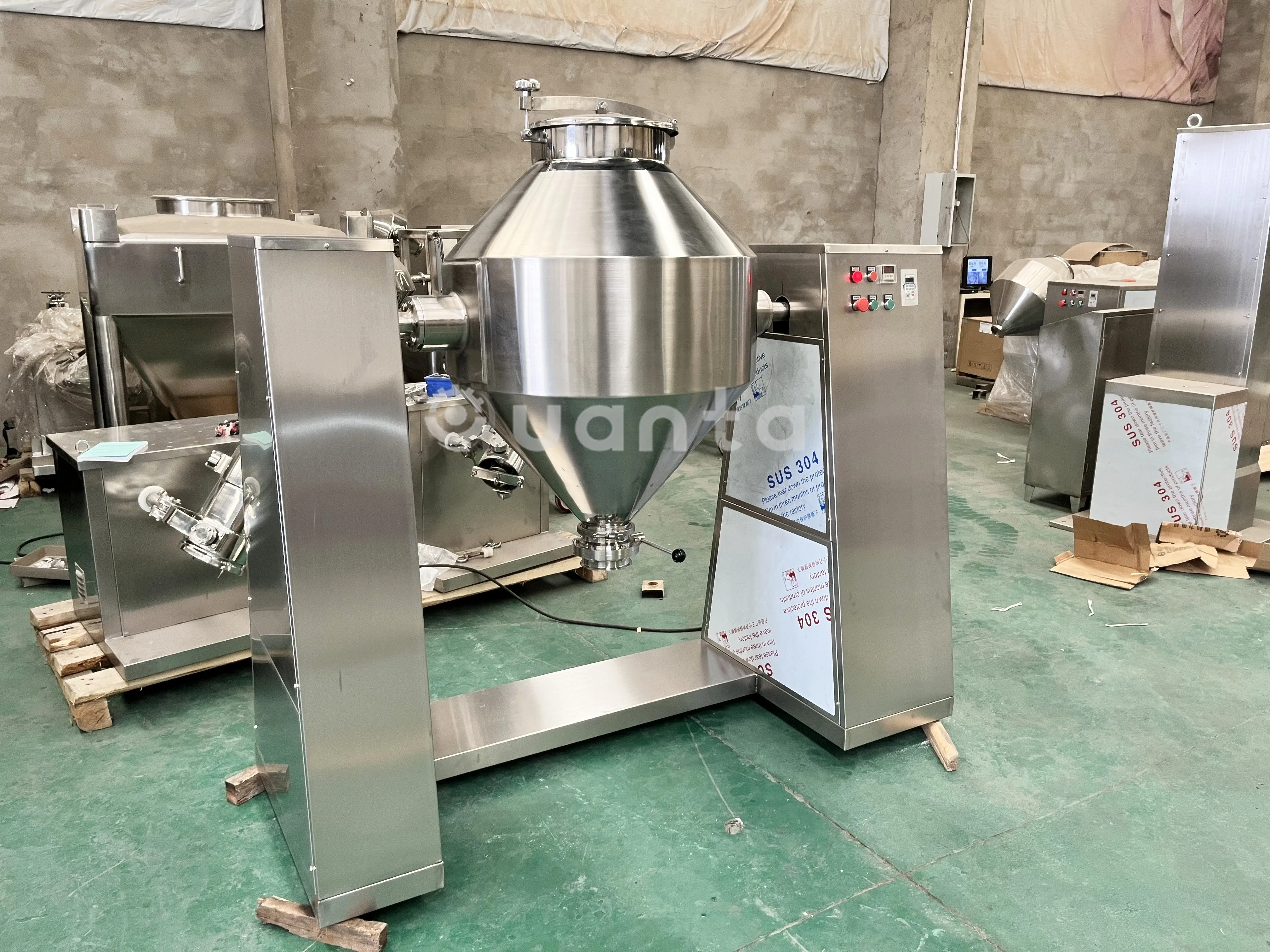 Double cone mixer/powder blender/conical mixer