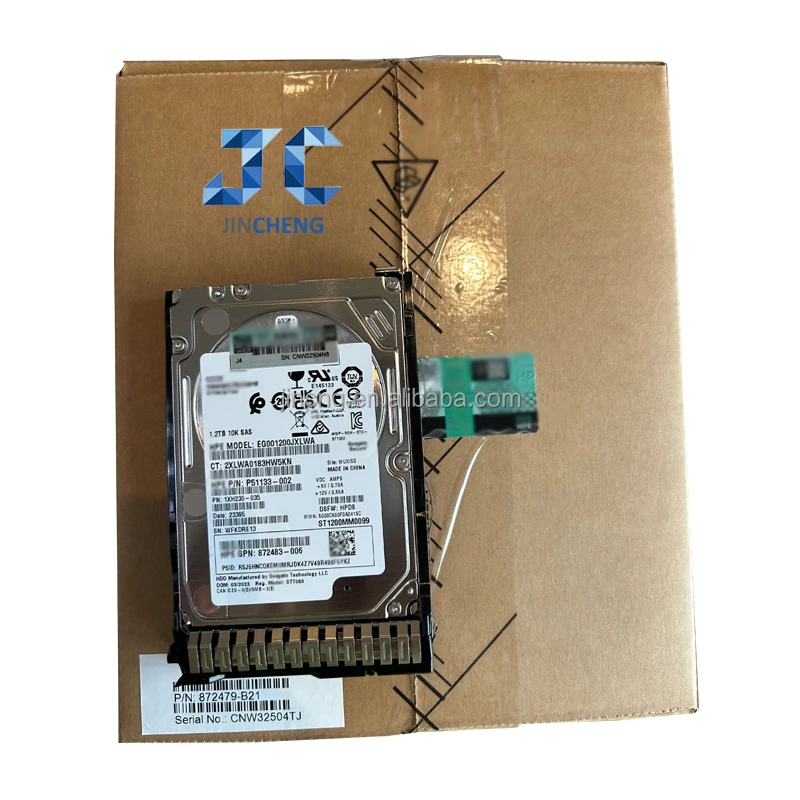 872737-001 & 872479-B21 - 1.2TB SAS 12G 10K 2.5 HDD for G10