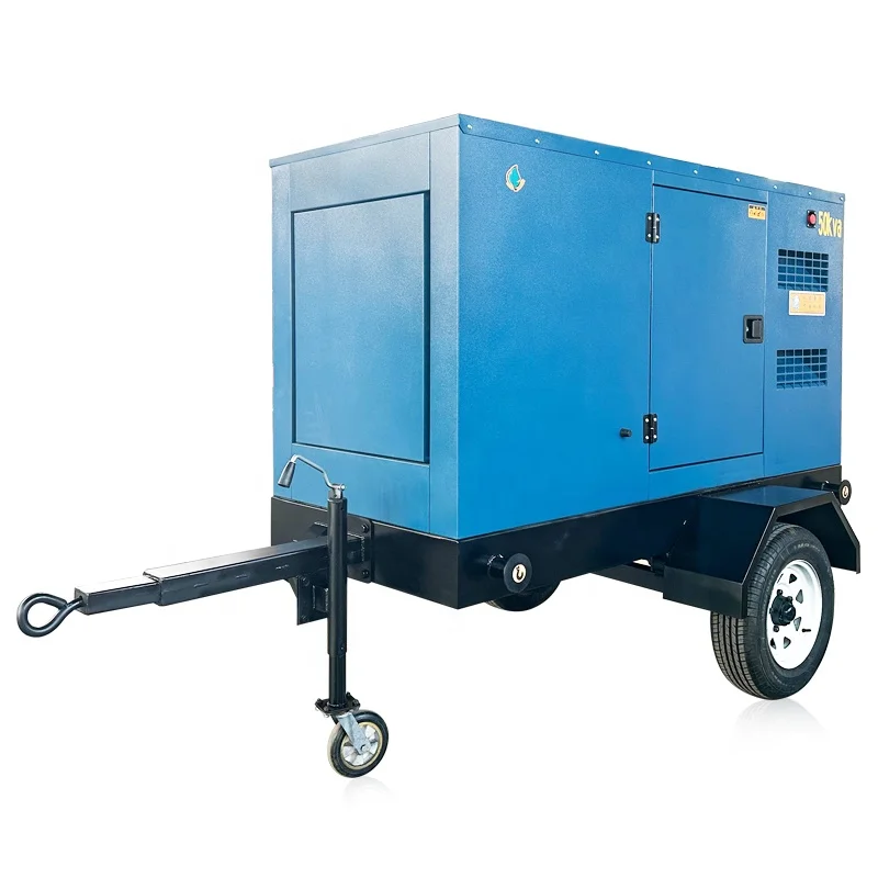 Movable Trailer Type Silent Diesel Generator