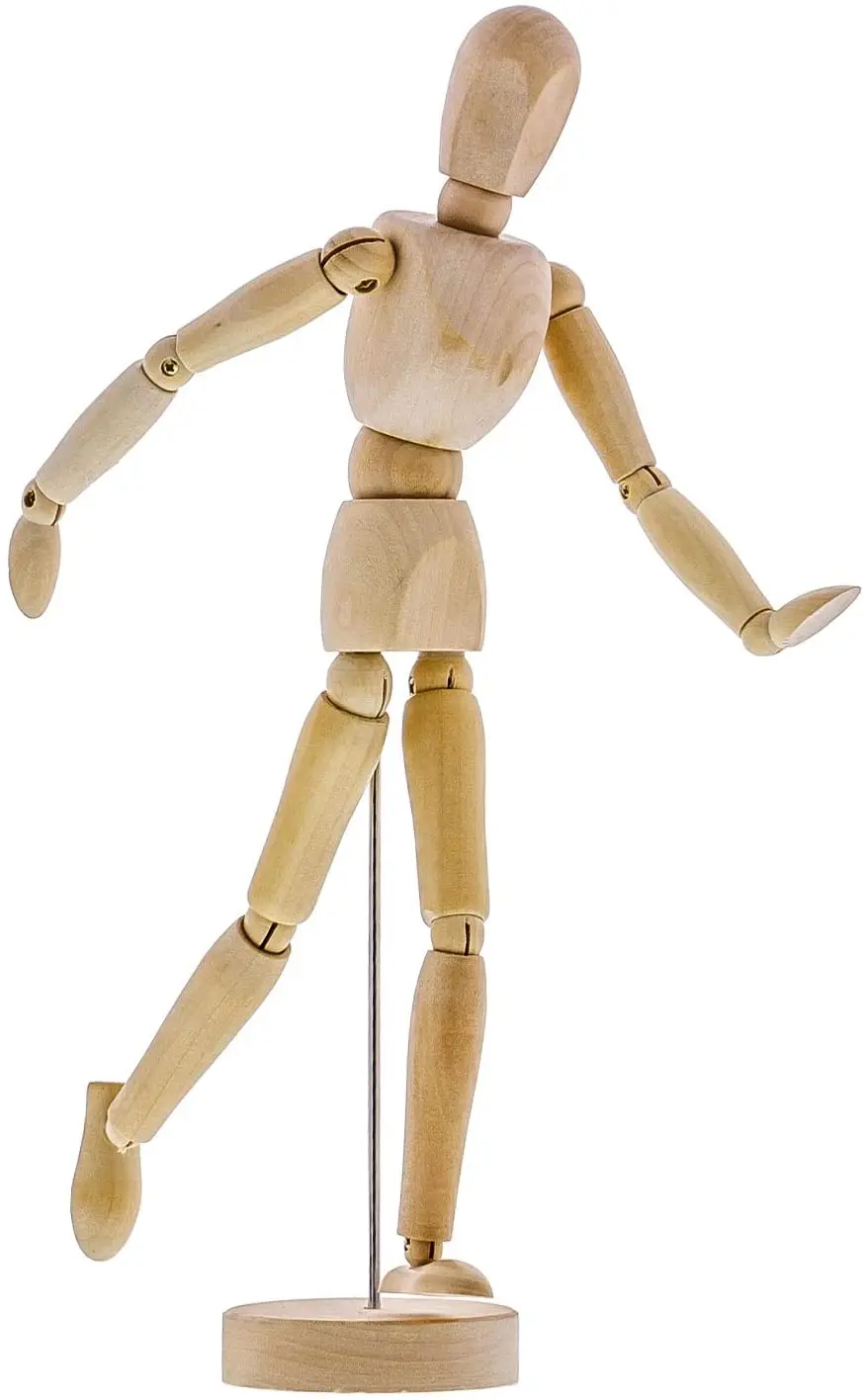 Artist Wooden Manikin Mannequin Sketching Lay Figure Drawing Model