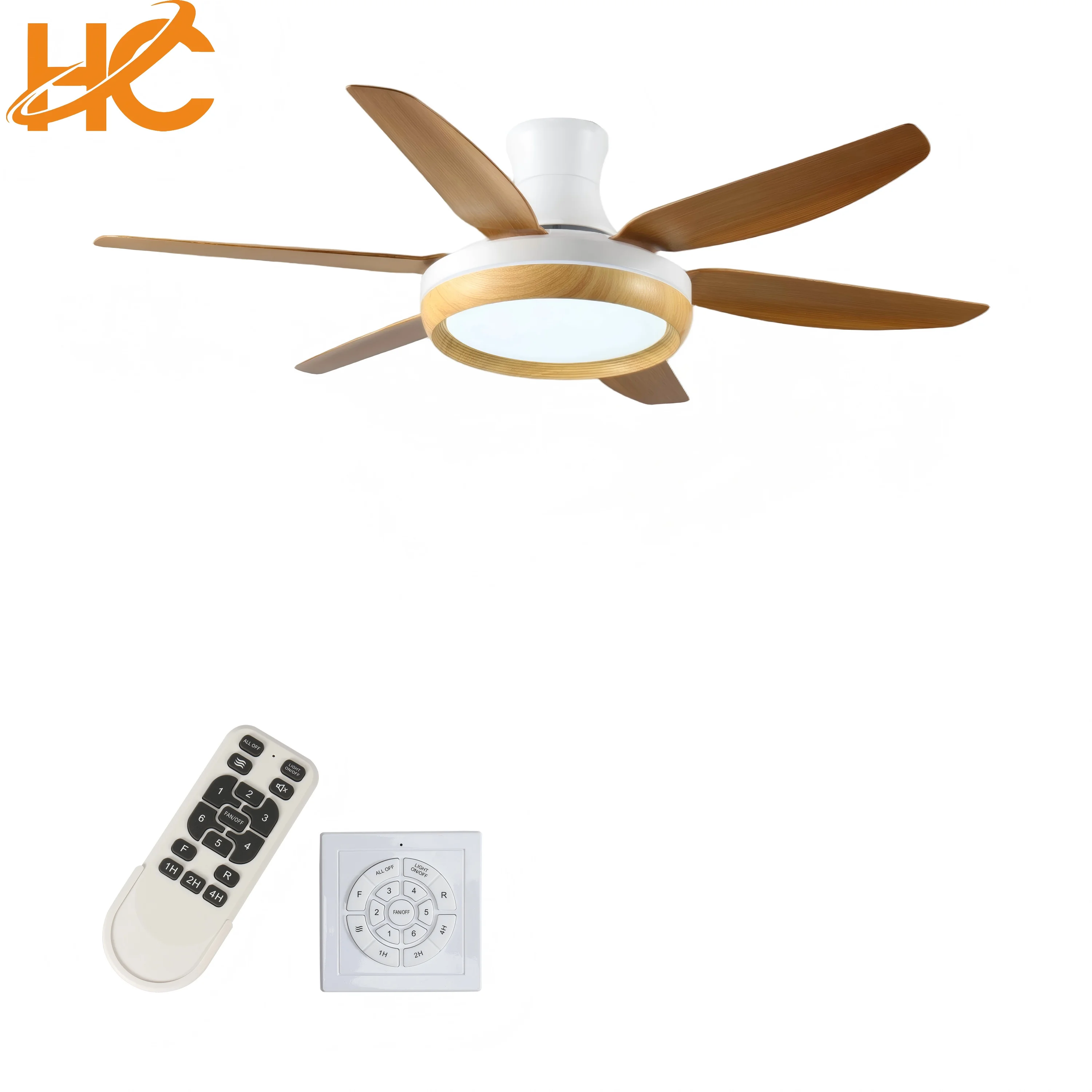 product factory direct ceiling fans with lights and remote modern ceiling fan for bedroom living room 6 speeds reversible quiet dc motor-8