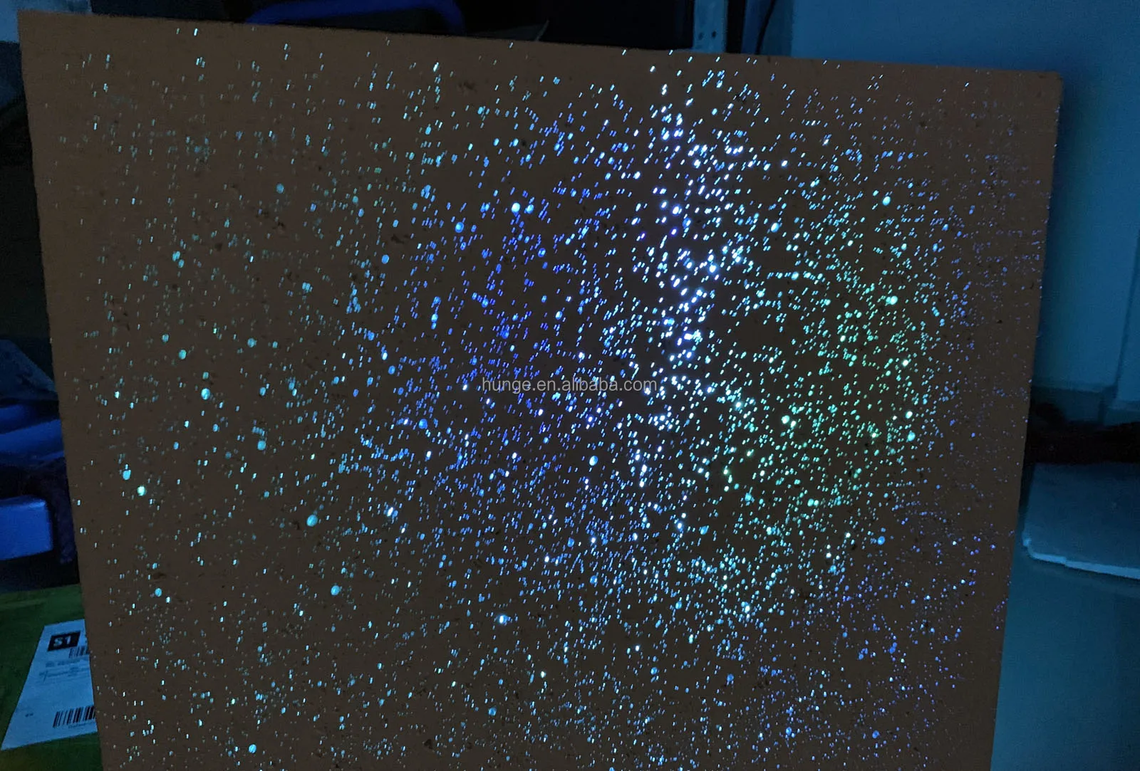 Light Transmitting Concrete Panel Starry Fiber Cement Board for Garden Yard Park Landscape Outdoor Lighting Decors