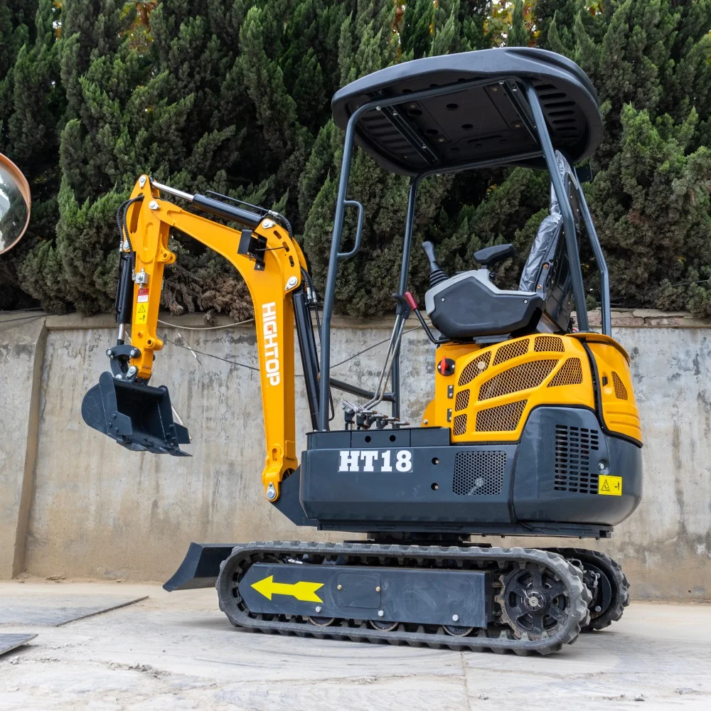 мини екскаватор од 1,8 тона са стандардним бочним заокретом, идеалан за урбани изградњу и унутрашње радове на срушишту