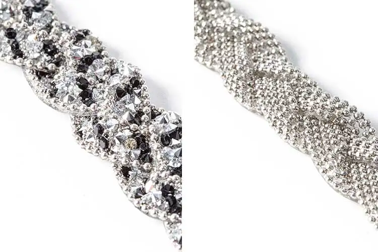 Wholesale New Arrival Bling Glass Crystal Chain Resin Gold Rhinestone