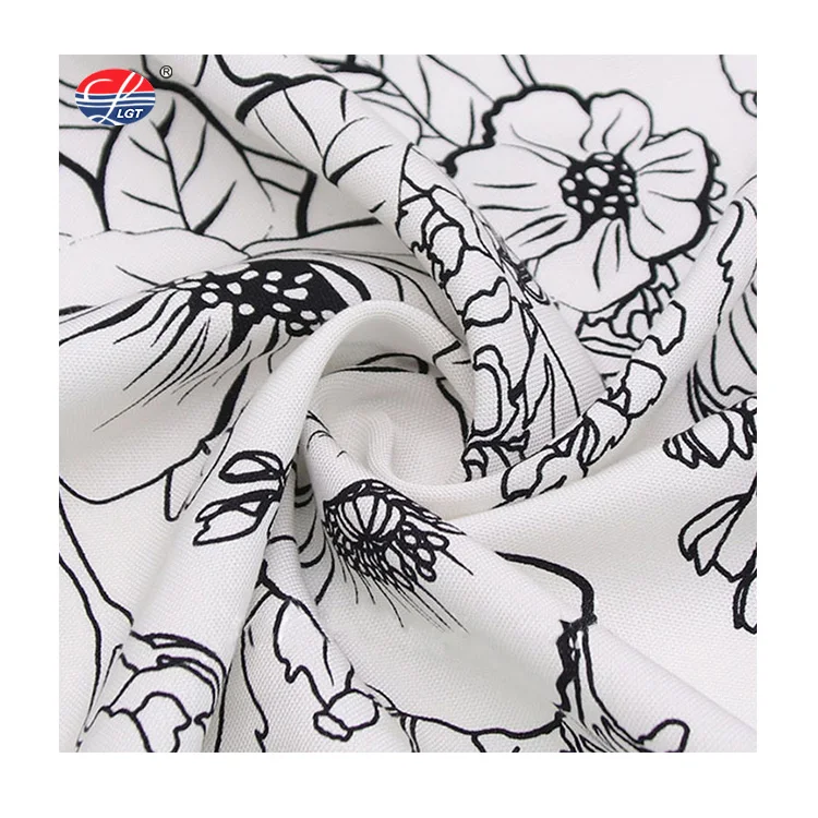 Бесплатный образец 200gsm вискоза лиоцелл вискоза Вискоза вискозная ткань льняная ткань смешанная Цифровая печатная ткань для рубашки