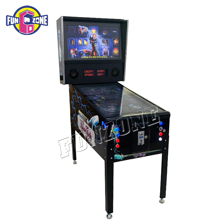 Funzone 49 Inch 4 K Resolution 3 Screen Coin Operated Arcade Virtual Pinball Game Machine For 