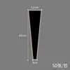 Negro [línea dorada] 2*4*45cm 50 Uds/fondo