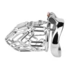 FRRK-318A L size curved ring silver cage