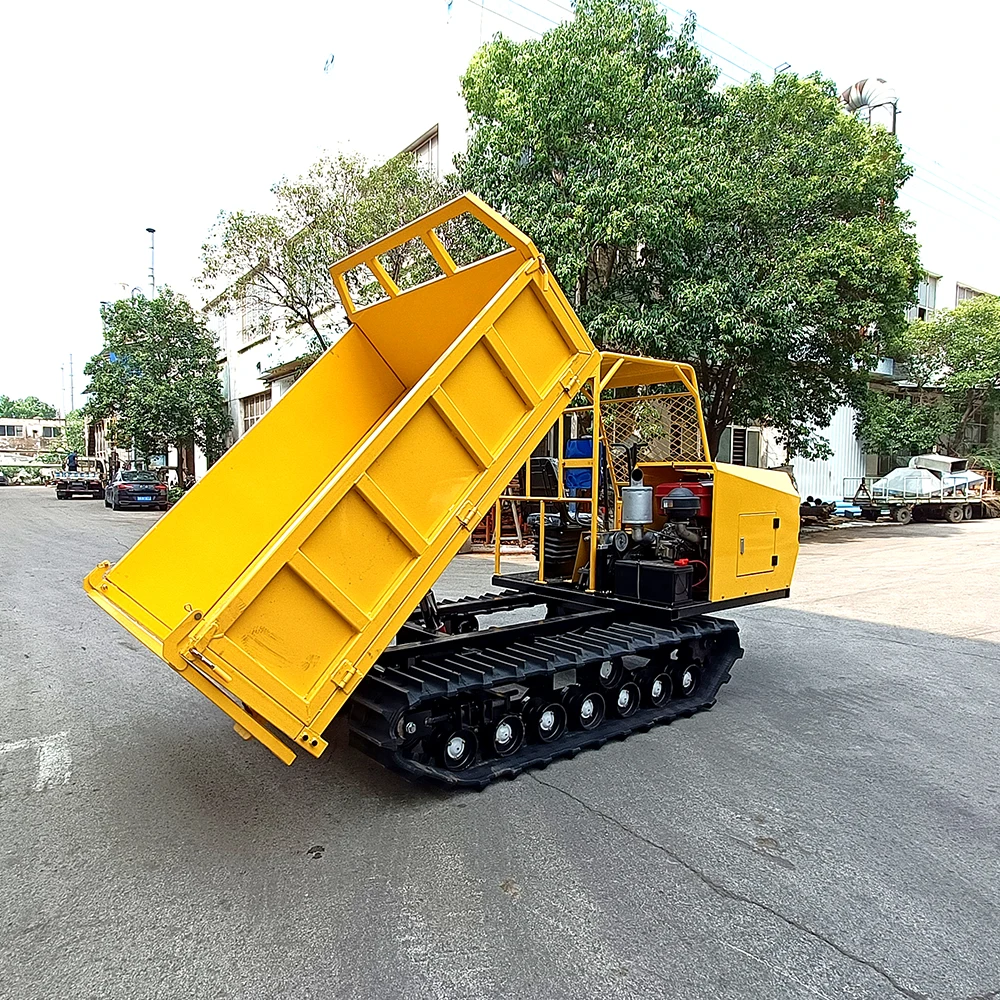 4 Tons Crawler Transporter; Climbing tiger Engineering Truck; Small Amphibious Transport Dump Truck;