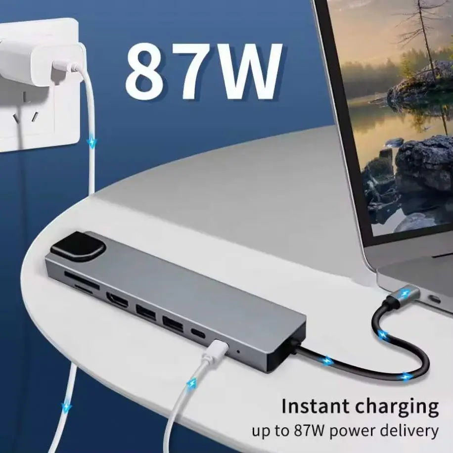 8-in-1 USB Hub with 4k Support, High Speed Data - Image 7