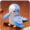 Blue-tiger skin-hand puppet
