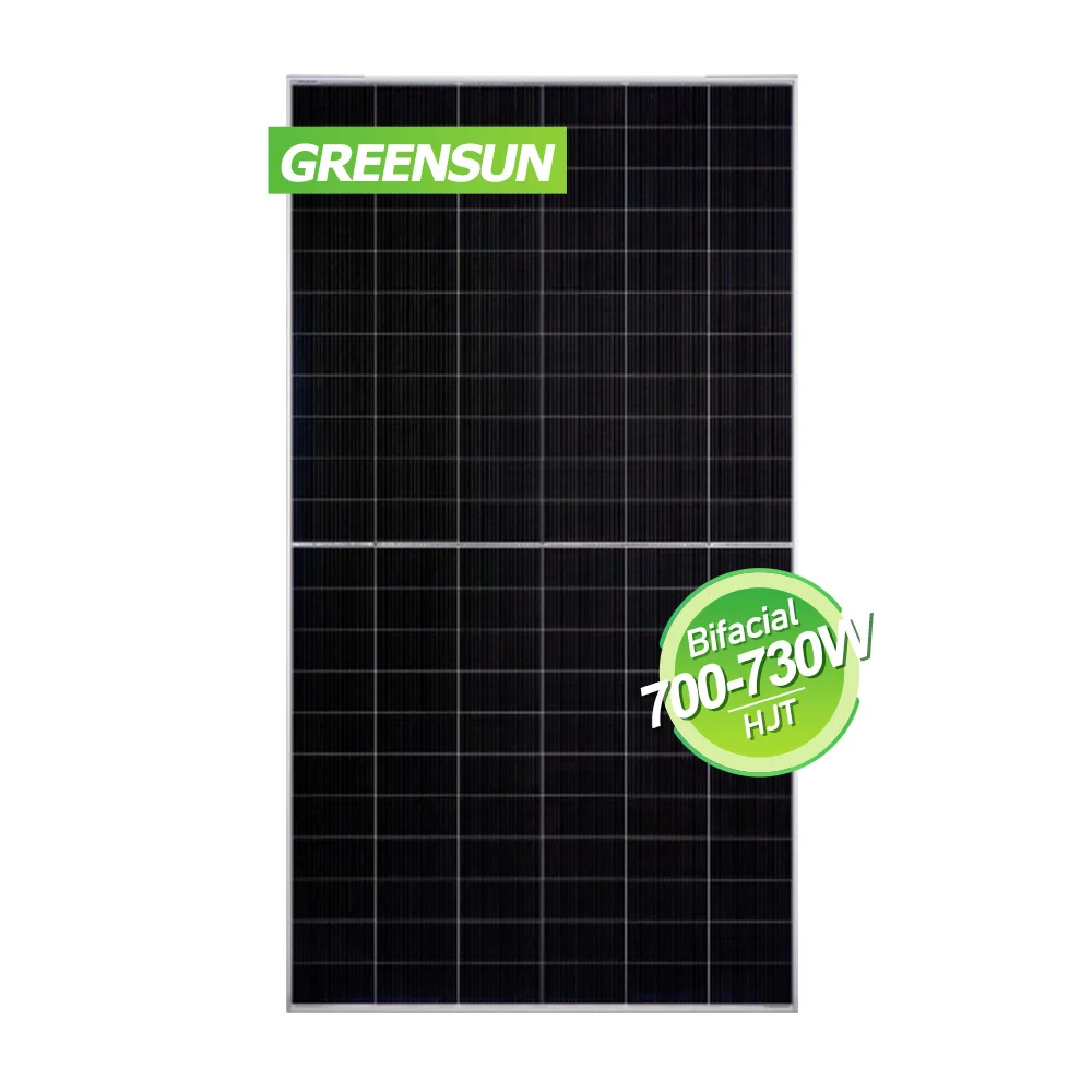 Wholesale Price HJT 700W 710W 720W 730W N Type HJT Bifacial Double Glass Solar Panels