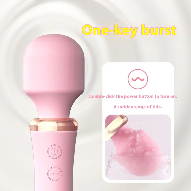 Silicone vibrator design and ergonomic shape