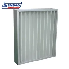 New G3 G4 Purification System Air Filter Good Performance Ventilated with Dustproof Pre-Pleated Panel Outlets