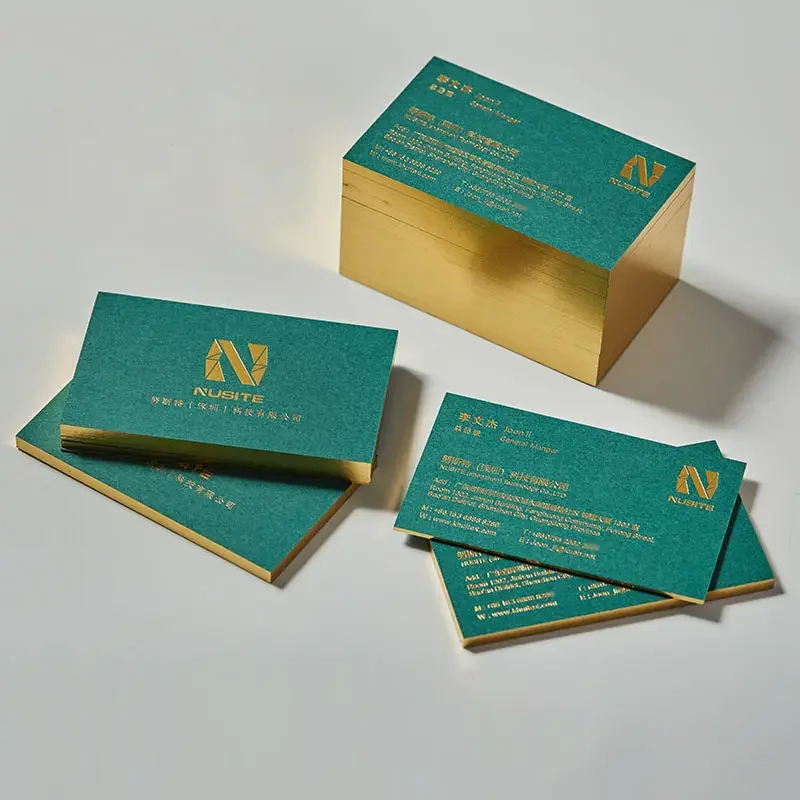 Black Embossed Business Cards,Custom Luxury Printing Gold Foil Stamping Paper Business Card