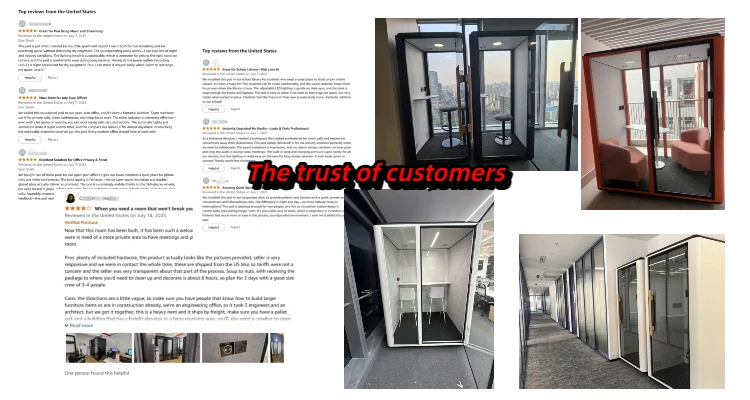 product professional solo recording booth modern design steel frame for office home outdoor school apartment use smart learning hub-16