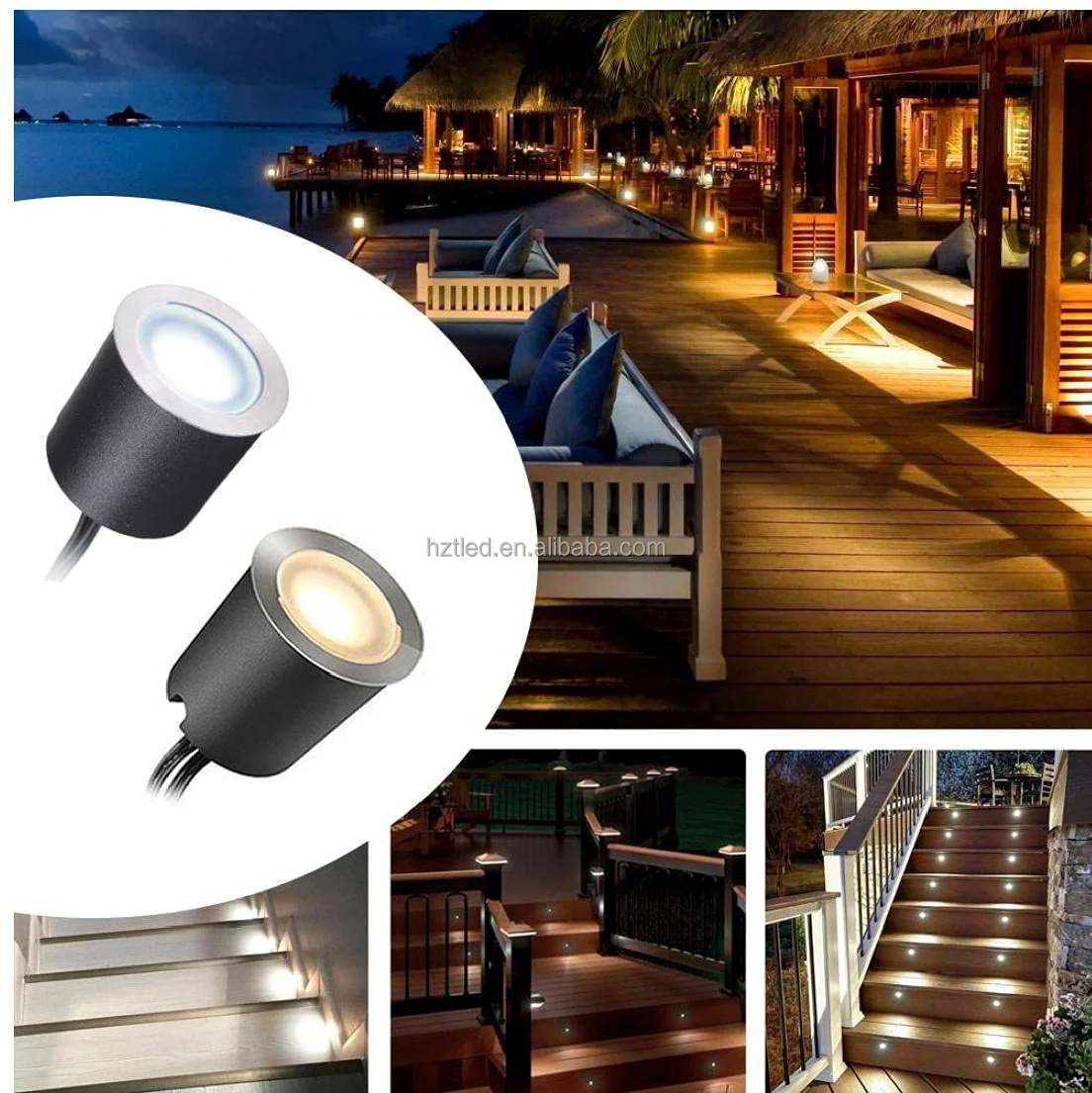 IP67 Waterproof DC12V Low Voltage Recessed LED Deck Lights Outdoor  In-ground Lamp Landscape Light for Garden Pathway Stair Patio - AliExpress