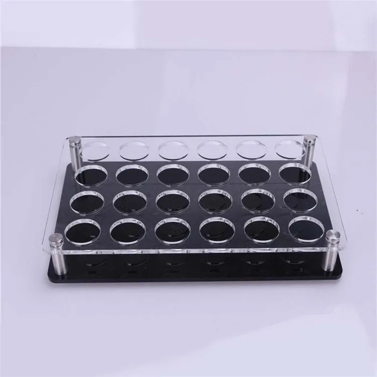 Acrylic Liquor Bullet Cup Holder Bar KTV Spirit Cup Frame Round Hole Wine Cup Holder Foreign Drink Display Stand
