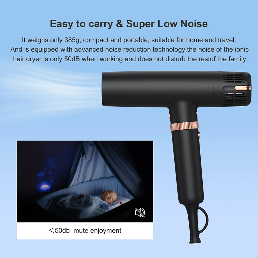 Strong Hair Dryer Quick Dry with Professional Salon Results